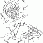 VMAX 700 SX-VX700SXBC/VX600SXBC Выхлопная система