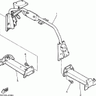 VK540 III-VK540EC Кронштейн крепления (паук рулевой)