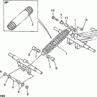 V-MAX 500-VT500C/VX500ERC Подвеска трака 3