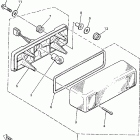 SRX600C Фонарь задний