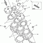 VENTURE 600-VT600C/VT700C Головка цилиндра