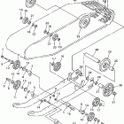 VMAX 600-VX600C/VX500C Подвеска трака 1