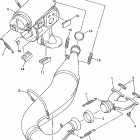 V-MAX 500-VT500C/VX500ERC Выхлопная система