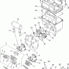 VMAX 600-VX600C/VX500C Впускная система