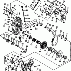 VT700B/VX700XTB Track drive 3 vt700 only