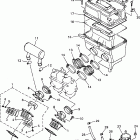 VMAX 500 XT-VX600XTB/VX500XTB Впускная система