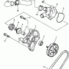 VMAX 500 XTC-VX500/VX600XTCB Водяной насос