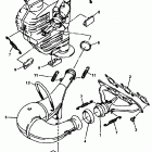 VT700B/VX700XTB Выхлопная система
