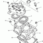 VMAX 500 XTC DELUXE (ELEC START)-VX500XTCDB/VX600XTCDB Головка цилиндра