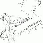 VMAX 500 XTC-VX500/VX600XTCB Радиатор и Патрубки