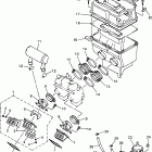 VMAX 500 XTC-VX500/VX600XTCB Впускная система