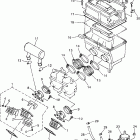 VMAX 500 XTC DELUXE (ELEC START)-VX500XTCDB/VX600XTCDB Впускная система