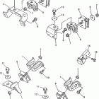 VMAX 700 SX-VX700SXSB/VX700SXB Крепление двигателя