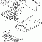 BR250TB Бампер, Багажник. Брызговик