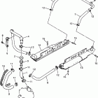 VT600B/VT500B Радиатор и Патрубки