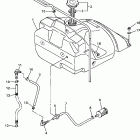 VMAX 500 XT-VX600XTB/VX500XTB Топливный бак