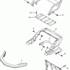 VT600B/VT500B Бампер, Багажник. Брызговик