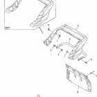 SRX700B/SRX700SB/MSRX700PB Бампер, Багажник. Брызговик