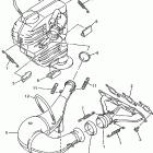 VMAX 700 SX-VX700SXSB/VX700SXB Выхлопная система