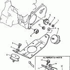 BR250TB Крепление двигателя