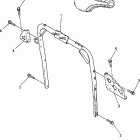 SRX600B/SRX600SB Кронштейн крепления (паук рулевой)