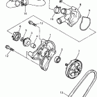 VMAX 500 XT-VX600XTB/VX500XTB Водяной насос