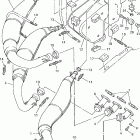 SRX700B/SRX700SB/MSRX700PB Выхлопная система