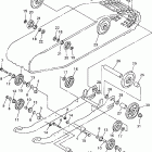 SRX600B/SRX600SB Подвеска трака 1