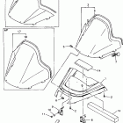 VMAX 500 XTC-VX500/VX600XTCB Стекло ветровое