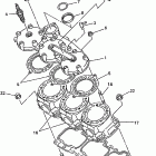 VMAX 700 SX-VX700SXSB/VX700SXB Головка цилиндра