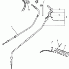 SRX600B/SRX600SB Трос управления