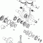 Grand Touring 670SE 01- crankshaft and pistons 670se