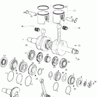 Summit 583 01- crankshaft and pistons 583