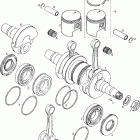 Touring E LT Коленвал и поршни