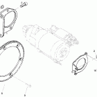 Touring E LT 04- electric starter bracket e, e lt, le