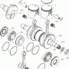 Skandic Wide Track Коленвал и поршни