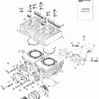 Skandic Wide Track Цилиндр и выпускной коллектор