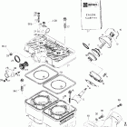 MX Z 440 01- cylinder and exhaust manifold 440