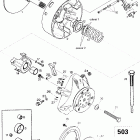 Skandic 500 05- drive pulley 500