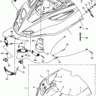 VMAX 500 XTC (ELEC START)-VX500XTCEA/VX600XTCEA Капот и облицовка