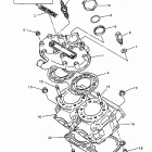 V-Max 600-XTA Головка цилиндра