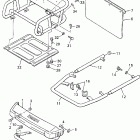 BR250TA Бампер, Багажник. Брызговик