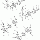 VMAX VX 700 SXA Engine bracket (for vx600)