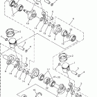 MOUTAIN-MM700A/MM600A Crankshaft piston for mm700
