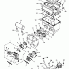 V-Max 600-XTA Впускная система