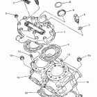 VMAX VX 700 SXA Cylinder head (for vx600)