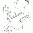 VMAX VX 700 SXA Radiator hose (for vx700)