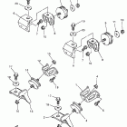 V-Max 600-XTA Крепление двигателя