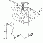 V-Max 600-XTA Топливный бак