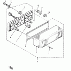 V-Max 600XTC Фонарь задний